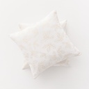 PACK 2 FUNDAS COJÍN JACQUARD NAVIDAD HOLLY 45x45cm