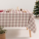 Mantel Navidad Lino GARNET