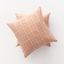 Pack 2 Fundas de Cojín Jacquard Navidad Check 45x45cm