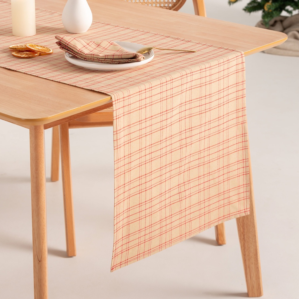 Camino de Mesa Jacquard Navidad Check 45x135cm
