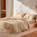 Juego de sábanas lisa 100% algodón