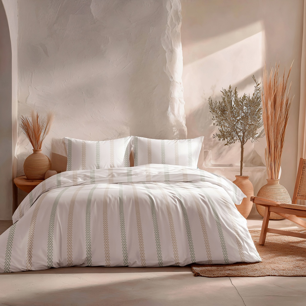 Funda Nórdica 100% Algodón CALEVA + Funda de Almohada