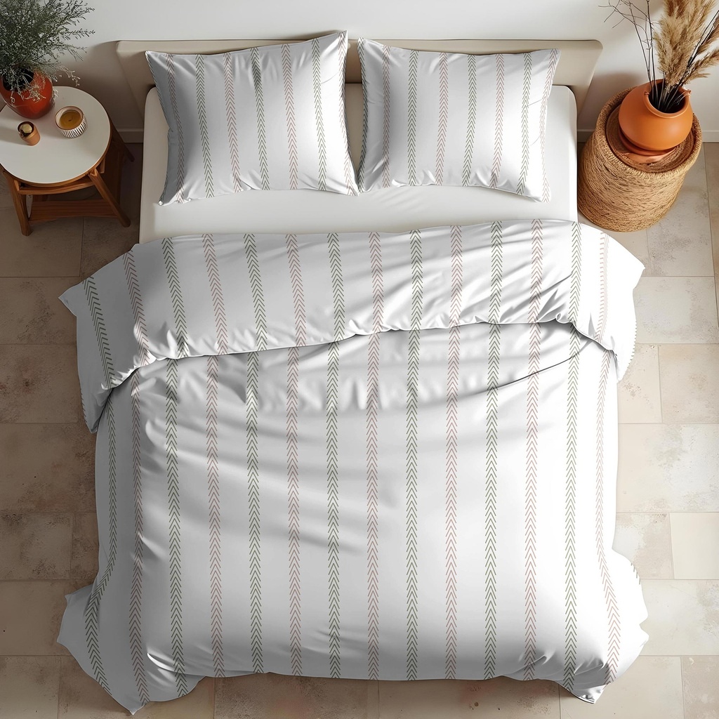 Funda Nórdica 100% Algodón CALEVA + Funda de Almohada