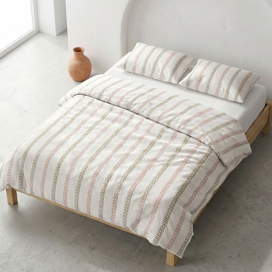 Funda Nórdica 100% Algodón CALEVA + Funda de Almohada