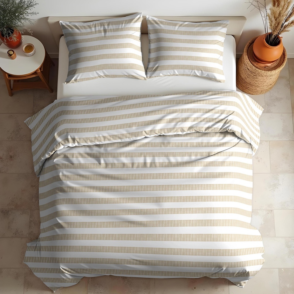 Funda Nórdica 100% Algodón LUNAYA + Funda de Almohada