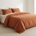 Funda nórdica algodón lisa + Funda de almohada