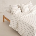 Funda Nórdica Hilo Relieve Tintado Rayas TRASBLANC