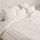 Funda Nórdica Hilo Relieve Tintado Rayas TRASBLANC