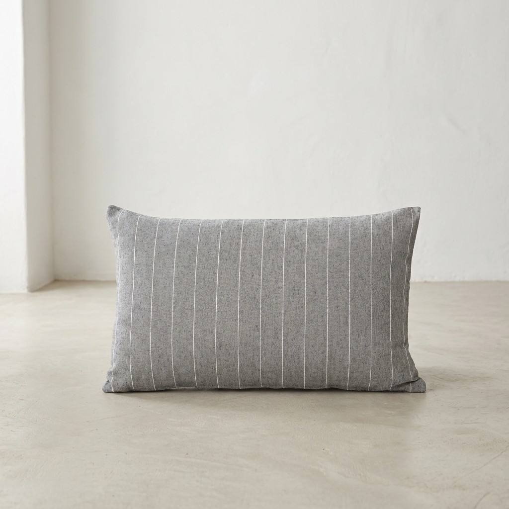 [FC2PESPAN-50] Pack 2 Fundas de Cojín Hilo Relieve PESPUNT (Antracita, 50x30 cm)