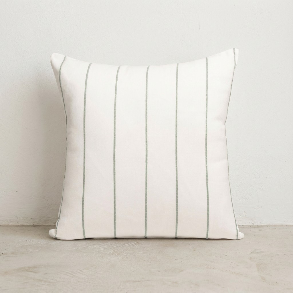 [FC2TRASAG-45] Pack 2 Fundas de Cojín Hilo Relieve Tintado TRASBLANC (Agua Marina, 45x45 cm)