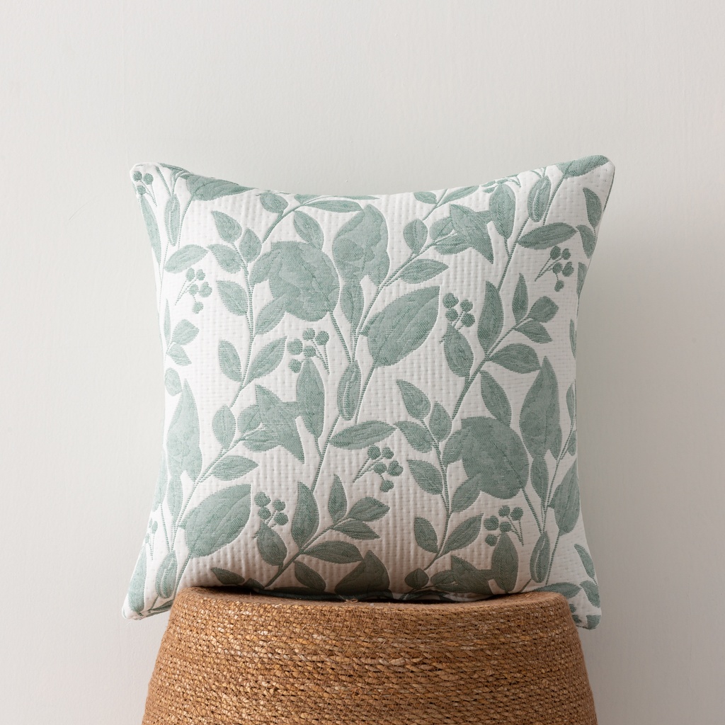 [FC2SALVE] Pack 2 fundas cojín jacquard Salvi 45x45 cm (Verde)