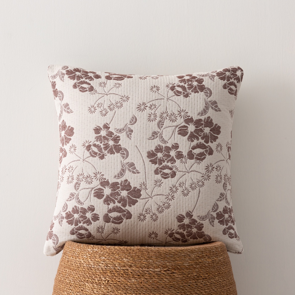 [FC2IL] Pack 2 fundas cojín jacquard Ilala Malva 45x45 cm