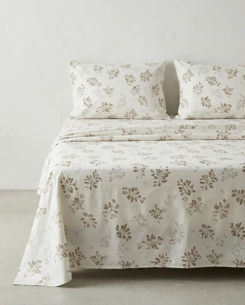 Juego de Sábanas 100% Algodón FLOCRE