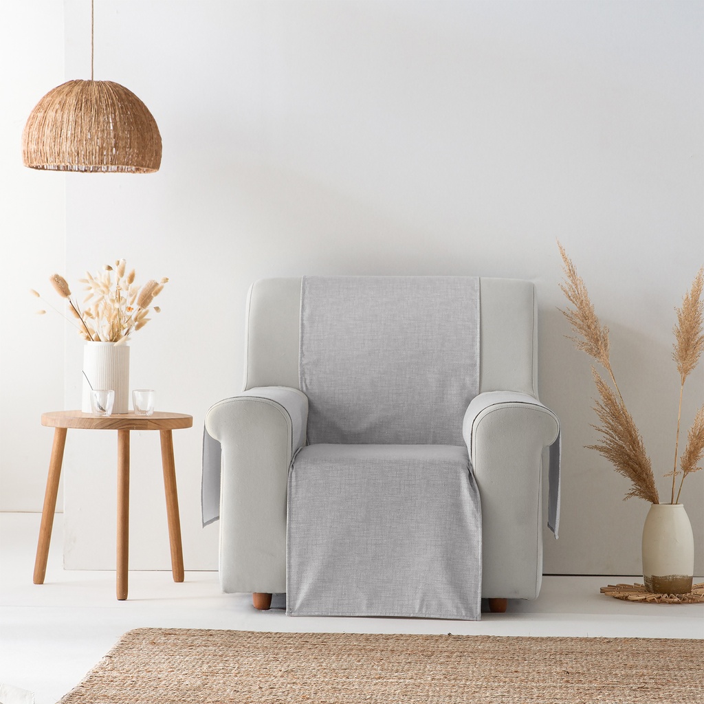 [CSPUP1P-GRCL] Cubre Sofa Puppy impermeable (Gris Claro, 1 plaza)