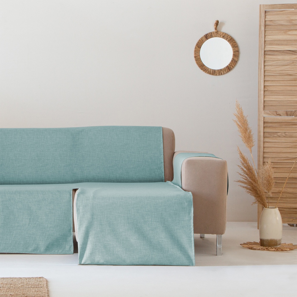 [CSPUPCHDE200-AG] Cubre Sofa Puppy impermeable (Agua Marina, Chaise Longue 200 derecho)