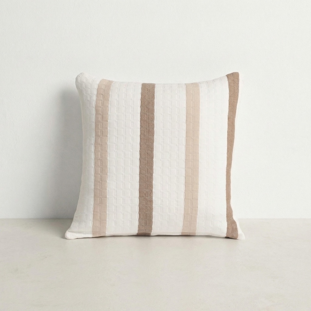 Pack 2 Fundas de Cojín Jacquard Algodón TESSERA