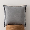 Pack 2 fundas de cojín flecos Tibu 50x50 cm