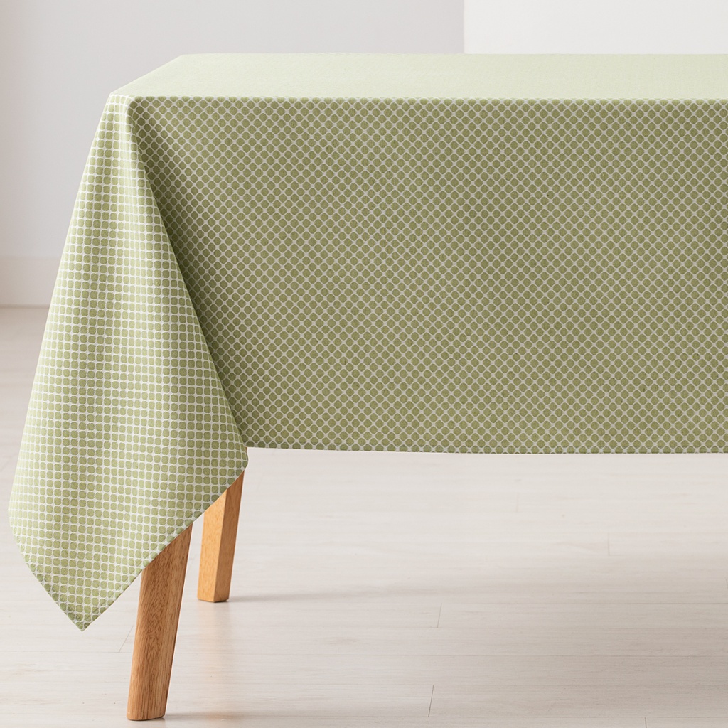 [MAJQLOS100-VE] Mantel antimanchas jacquard Losan (Verde, 140x100 cm)