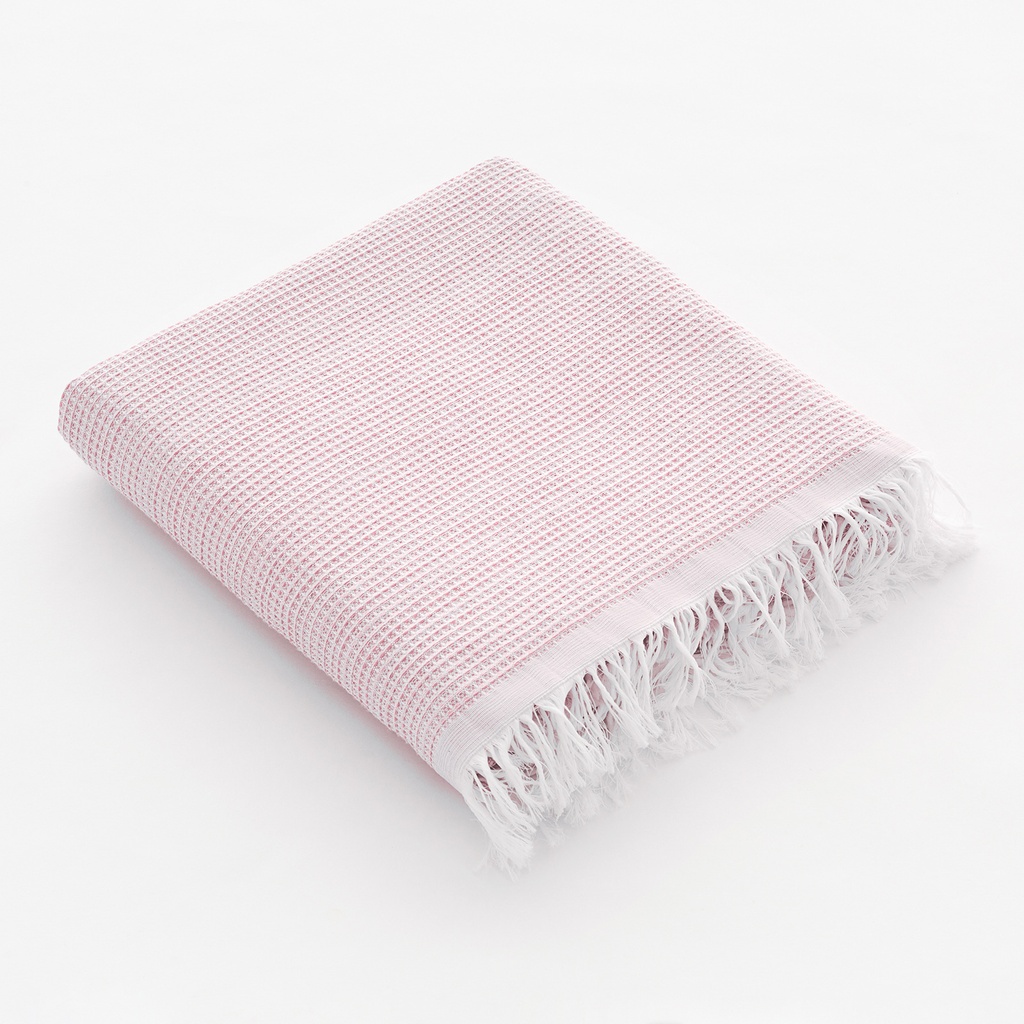 [FOUNID90-Ro] Fouta de playa nido (Rosa, 90x180 cm)