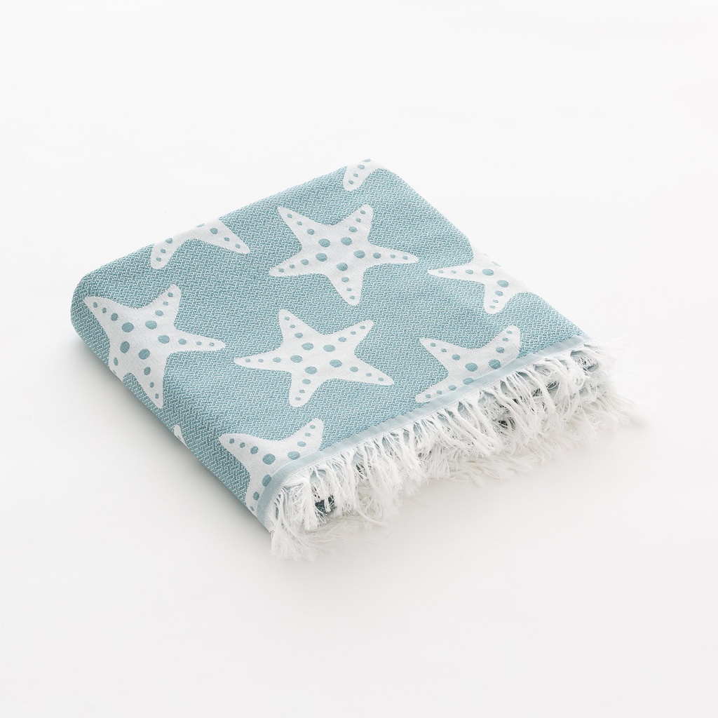 [FOUAN] Fouta de playa Calella 90x180 cm (Agua Marina)