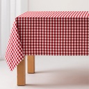 Mantel antimanchas cuadros vichy