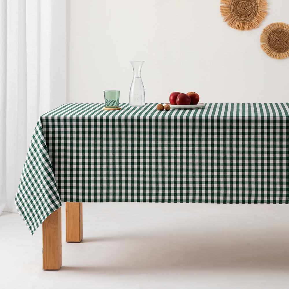 Mantel antimanchas cuadros vichy