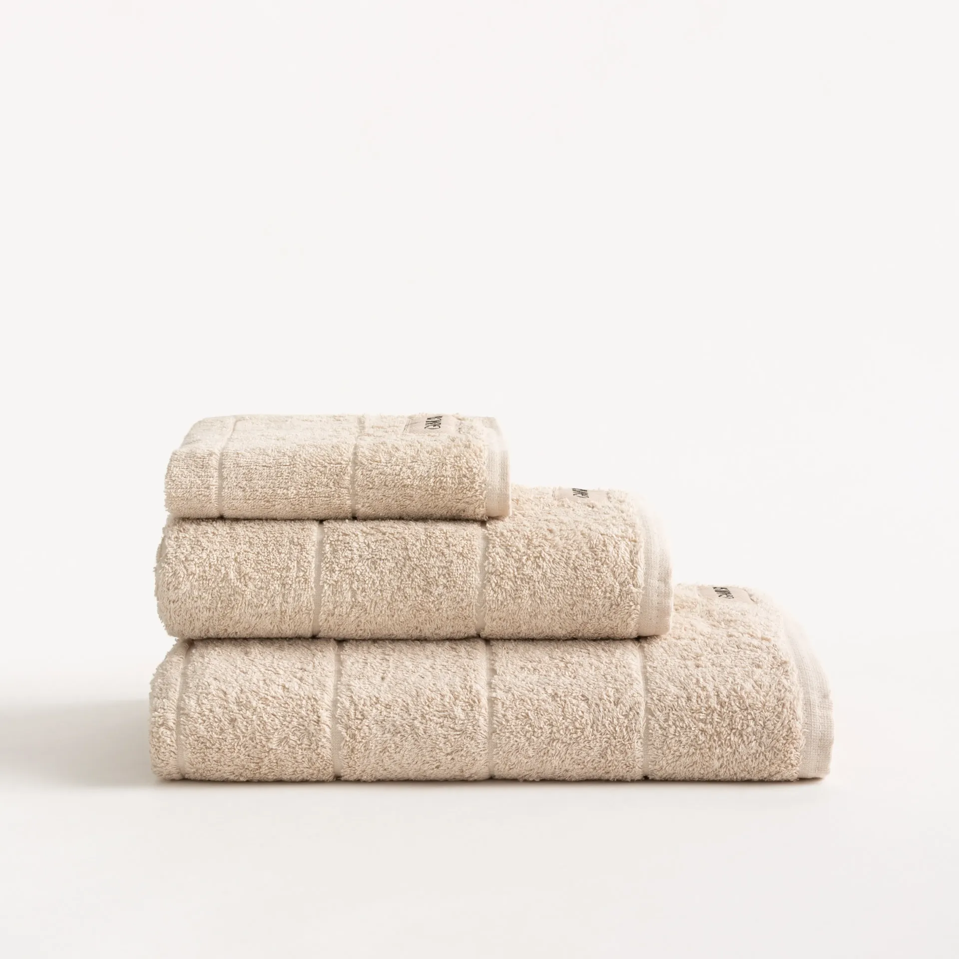 Set 3 Toallas Rizo 100% Algodón 600 gr TERRY