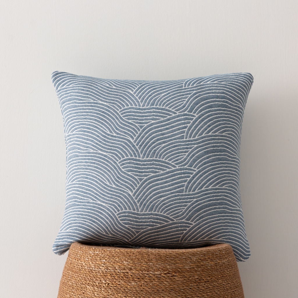 Pack 2 fundas cojín jacquard Marea 45x45 cm Gamusi